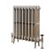 Milano Alice - Classic Cast Iron Column Radiator - 660mm Tall - Silver - Multiple Sizes Available