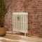 Milano Alice - Classic Cast-Iron Column Radiator - 660mm Tall - Antique White - Multiple Sizes Available