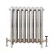Milano Beatrix - Ornate Cast Iron Radiator - 768mm Tall - Silver - Multiple Sizes Available