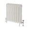 Milano Beatrix - Ornate Cast Iron Radiator - 768mm Tall - Antique White - Multiple Sizes Available