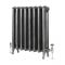 Milano Tamara - Oval Column Cast Iron Radiator - 760mm Tall - Dark Pewter - Multiple Sizes Available