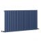 Milano Aruba - Deep Sea Blue Horizontal Designer Radiator (Single Panel) - 635mm Tall - Choice Of Width