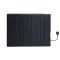 Milano Torr - Black Dry Heat 1500W Plug-In Smart Electric Heater - 533mm x 873mm