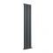 Milano Aruba Ardus - Anthracite Dry Heat 900W Vertical Electric Designer Radiator - 1784mm x 354mm - Choice of Wi-Fi Thermostat