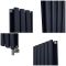 Milano Aruba Electric - Regal Blue Vertical Designer Radiator - Choice of Size, Thermostat and Cable Cover