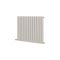 Milano Aruba Electric - Pearl White Horizontal Designer Radiator - 635mm Tall - Choice of Size, Thermostat and Cable Cover