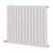 Milano Aruba Electric - Rose Petal Pink Horizontal Designer Radiator - 635mm Tall - Choice of Size, Thermostat and Cable Cover