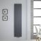 Milano Riso - Anthracite Flat Panel Vertical Designer Radiator 1800mm x 400mm (Single Panel)
