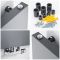 Milano Riso - Anthracite Flat Panel 1800mm Vertical Designer Radiator (Single Panel) - Various Sizes