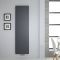 Milano Riso - Anthracite Flat Panel 1800mm Vertical Designer Radiator - Various Sizes