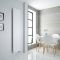 Milano Riso Electric - White Flat Panel Vertical Designer Radiator 1800mm x 400mm (Single Panel)