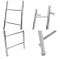 Milano Indus - Floor-Standing Chrome Ladder Heated Towel Rail 1800mm x 500mm