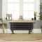 Milano Windsor Bench - Horizontal Anthracite Traditional Cast Iron Style Column Radiator with Seat - 480mm x 1000mm