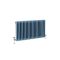 Milano Windsor - Deep Sea Blue Horizontal Traditional Column Radiator - Triple Column - Choice Of Height & Width