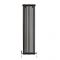 Milano Windsor - Midnight Black 1800mm Vertical Traditional Column Radiator - Triple Column - Choice Of Width