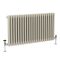 Milano Windsor - Horizontal Traditional Column Radiator - Triple Column - Choice of Neutral Finishes and Sizes