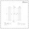 Milano Aruba - White Vertical Designer Radiator 1600mm x 354mm (Single Panel)