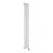 Milano Aruba Slim Electric - White Vertical Designer Radiator 1600mm x 236mm (Single Panel)  - with Bluetooth Thermostat