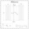 Milano Aruba - White Vertical Designer Radiator 1600mm x 590mm (Double Panel)