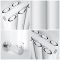 Milano Aruba Ayre - 1800mm White Vertical Aluminium Designer Radiator (Double Panel) - Choice of Size