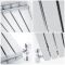 Milano Capri - White Horizontal Flat Panel Designer Radiator - Choice of Size