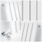 Milano Capri - White Flat Panel Vertical Designer Radiator - Various Sizes