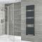 Milano Lustro - Designer Anthracite Flat Panel Heated Towel Rail - Choice of Size