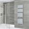 Milano Lustro - Designer Chrome Flat Panel Heated Towel Rail - Various Sizes