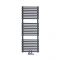 Milano Via - Anthracite Bar on Bar Central Connection Heated Towel Rail 1065mm x 400mm