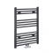 Milano Neva - Anthracite Central Connection Heated Towel Rail 803mm x 500mm