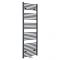 Milano Neva - Anthracite Central Connection Heated Towel Rail 1785mm x 600mm