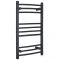 Milano Artle Electric - Curved Anthracite Heated Towel Rail 800mm x 500mm