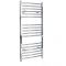 Milano Kent Electric - Curved Chrome Heated Towel Rail 1200mm x 500mm