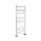 Milano Ive - Curved White Heated Towel Rail 1200mm x 500mm