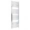 Milano Kent Electric - Curved Chrome Heated Towel Rail - Choice of Size and Element