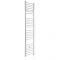Milano Ive Electric - Straight White Heated Towel Rail 1800mm x 400mm
