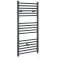 Milano Artle Electric - Straight Anthracite Heated Towel Rail 1200mm x 500mm