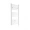 Milano Ive Electric - Straight White Heated Towel Rail 1200mm x 500mm