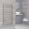 Milano Esk - Electric Stainless Steel Chrome Flat Heated Towel Rail - Choice of Size