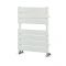 Milano Lustro - Designer White Flat Panel Heated Towel Rail - 600mm x 400mm