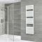 Milano Lustro - Designer White Flat Panel Heated Towel Rail - Various Sizes