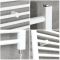 Milano Ive Electric - Curved White Heated Towel Rail - Choice of Size and Element