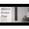 Milano Aruba Flow - Anthracite Vertical Double Panel Middle Connection Designer Radiator 1600mm x 236mm