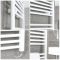 Milano Neva Electric - White Central Connection Heated Towel Rail - Choice of Size and Element