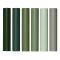Milano - Coloured Radiator Sample Box - A Selection of Green Finishes