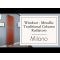 Milano Windsor - Natural Brass Horizontal Traditional Column Radiator - Triple Column - Choice of Size
