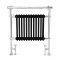 Milano Elizabeth - Black and Chrome Traditional Heated Towel Rail - Choice of Size