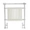 Milano Elizabeth - White Traditional Heated Towel Rail - 930mm x 790mm (With Overhanging Rail)