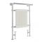 Milano Elizabeth - White Traditional Heated Towel Rail - 930mm x 620mm (With Overhanging Rail)