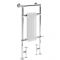Milano Elizabeth - White Traditional Dual Fuel Heated Towel Rail - 930mm x 450mm - Choice of Wi-Fi Thermostat and Cable Cover